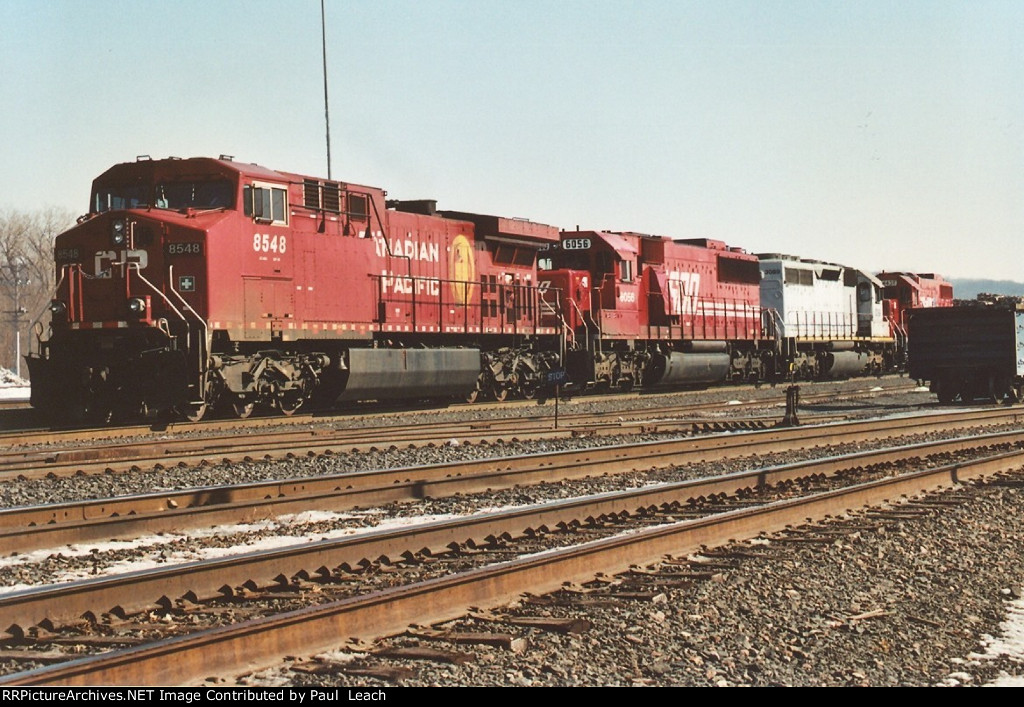 Westbound manifest prepares to depart